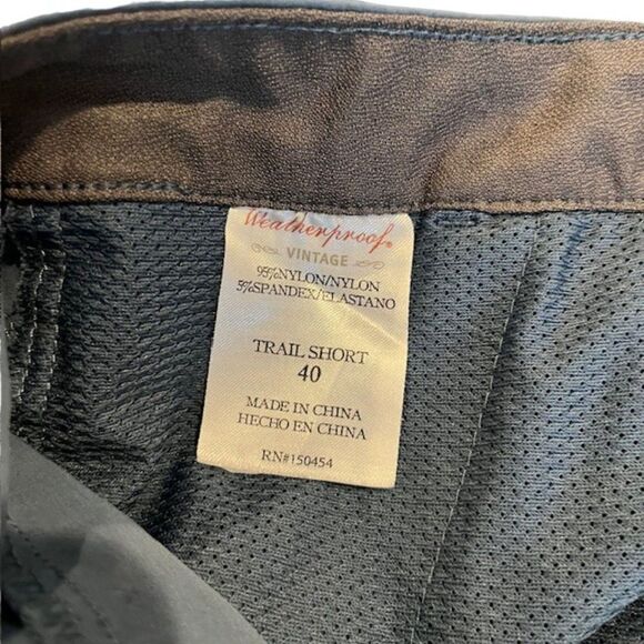 Weatherproof Men's Trail Shorts Dusty Teal Blue Performance Fabric Size 40 - Picture 7 of 8